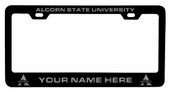 Collegiate Custom Alcorn State Braves Metal License Plate Frame with Engraved Name