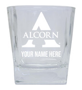 Alcorn State Braves Custom College Etched Alumni 8oz Glass Tumbler