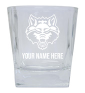 Arkansas State Custom College Etched Alumni 8oz Glass Tumbler 2 Pack