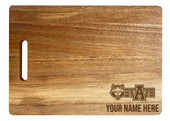 Arkansas State Custom Engraved Wooden Cutting Board 10" x 14" Acacia Wood