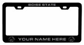 Collegiate Custom Boise State Broncos Metal License Plate Frame with Engraved Name