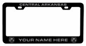 Collegiate Custom Central Arkansas Bears Metal License Plate Frame with Engraved Name