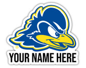 Personalized Customizable Delaware Blue Hens Vinyl Decal Sticker Custom Name