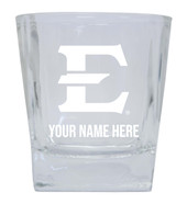 East Tennessee State University Custom College Etched Alumni 8oz Glass Tumbler