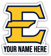 Personalized Customizable East Tennessee State University Vinyl Decal Sticker Custom Name