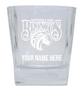 Fayetteville State University Custom College Etched Alumni 8oz Glass Tumbler 2 Pack