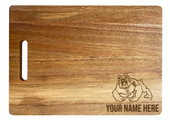 Fresno State Bulldogs Custom Engraved Wooden Cutting Board 10" x 14" Acacia Wood