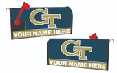 Personalized Customizable Georgia Tech Yellow Jackets Mailbox Cover Design Custom Name