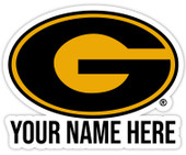 Personalized Customizable Grambling State Tigers Vinyl Decal Sticker Custom Name