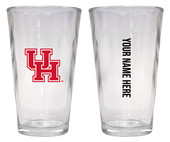 Personalized Customizable University of Houston Pint Glass Custom Name