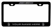 Collegiate Custom James Madison Dukes Metal License Plate Frame with Engraved Name