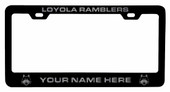 Collegiate Custom Loyola University Ramblers Metal License Plate Frame with Engraved Name