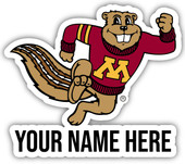 Personalized Customizable Minnesota Gophers Vinyl Decal Sticker Custom Name