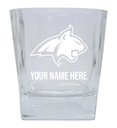 Montana State Bobcats Custom College Etched Alumni 8oz Glass Tumbler 2 Pack