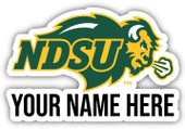 Personalized Customizable North Dakota State Bison Vinyl Decal Sticker Custom Name