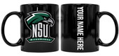 Collegiate Custom Personalized Northeastern State University Riverhawks 8 oz Ceramic Mug with Your Name
