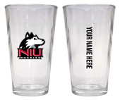 Personalized Customizable Northern Illinois Huskies Pint Glass Custom Name