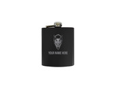 Personalized Customizable Northwestern State Demons Matte Finish Stainless Steel 7 oz Flask Personalized with Custom Text Choice of Color