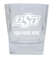 Oklahoma State Cowboys Custom College Etched Alumni 8oz Glass Tumbler 2 Pack