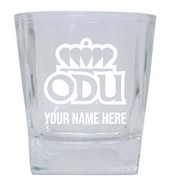 Old Dominion Monarchs Custom College Etched Alumni 8oz Glass Tumbler 2 Pack