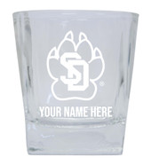 South Dakota Coyotes Custom College Etched Alumni 5oz Shooter Glass Tumbler