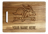 South Dakota State Jackrabbits Custom Engraved Wooden Cutting Board 10" x 14" Acacia Wood