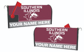 Personalized Customizable Southern Illinois Salukis Mailbox Cover Design Custom Name