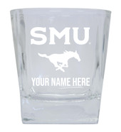 Southern Methodist University Custom College Etched Alumni 8oz Glass Tumbler 2 Pack