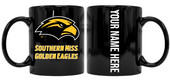 Collegiate Custom Personalized Southern Mississippi Golden Eagles 8 oz Ceramic Mug with Your Name
