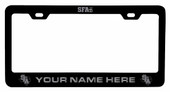 Collegiate Custom Stephen F. Austin State University Metal License Plate Frame with Engraved Name