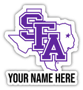 Personalized Customizable Stephen F. Austin State University Vinyl Decal Sticker Custom Name