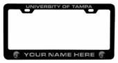 Collegiate Custom University of Tampa Spartans Metal License Plate Frame with Engraved Name