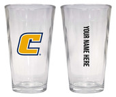 Personalized Customizable University of Tennessee at Chattanooga Pint Glass Custom Name