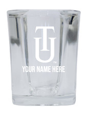 Personalized Tuskegee University Etched Square Shot Glass 2 oz With Custom Name