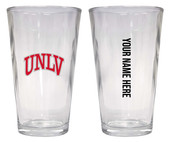 Personalized Customizable UNLV Rebels Pint Glass Custom Name
