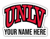 Personalized Customizable UNLV Rebels Vinyl Decal Sticker Custom Name