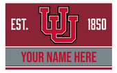 Personalized Customizable Utah Utes Wood Sign with Frame Custom Name