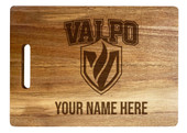 Valparaiso University Custom Engraved Wooden Cutting Board 10" x 14" Acacia Wood