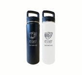 Virginia Commonwealth Custom College Etched 32 oz Stainless Steel Water Bottle Tumbler "Personalized with Name"