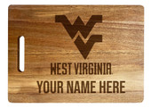 West Virginia Mountaineers Custom Engraved Wooden Cutting Board 10" x 14" Acacia Wood