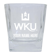 Western Kentucky Hilltoppers Custom College Etched Alumni 5oz Shooter Glass Tumbler