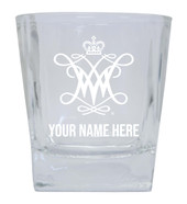 William and Mary Custom College Etched Alumni 8oz Glass Tumbler