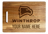 Winthrop University Custom Engraved Wooden Cutting Board 10" x 14" Acacia Wood