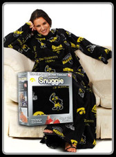University of Iowa Snuggie-The Blanket with Sleeves-Allover pattern