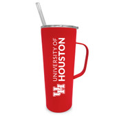 Houston Cougars 20oz Stainless Steel Tumbler with Handle