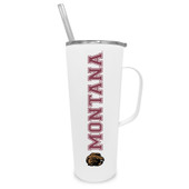 Montana Grizzlies 20oz Stainless Steel Tumbler with Handle
