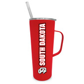 South Dakota Coyotes 20oz Stainless Steel Tumbler with Handle