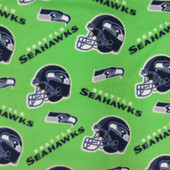 Seattle Seahawks NFL Football Logo Fabric Traditions Polyester Fleece Fabric NFL-6400-D