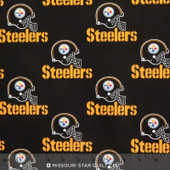 Pittsburgh Steelers NFL Football Helmet 58" Fabric Traditions Cotton Fabric NFL-A522 Pittsburgh Steelers NFL Football Helmet 58" Fabric Traditions Cotton Fabric NFL-A522