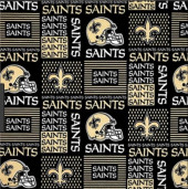 New Orleans Saints NFL Football Box 58" Fabric Traditions Cotton Fabric NFL-6436D New Orleans Saints NFL Football Box 58" Fabric Traditions Cotton Fabric NFL-6436D